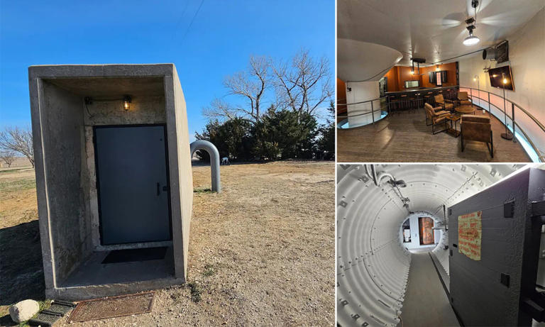 Decommissioned nuclear missile silo is turned into eerie Airbnb that ...