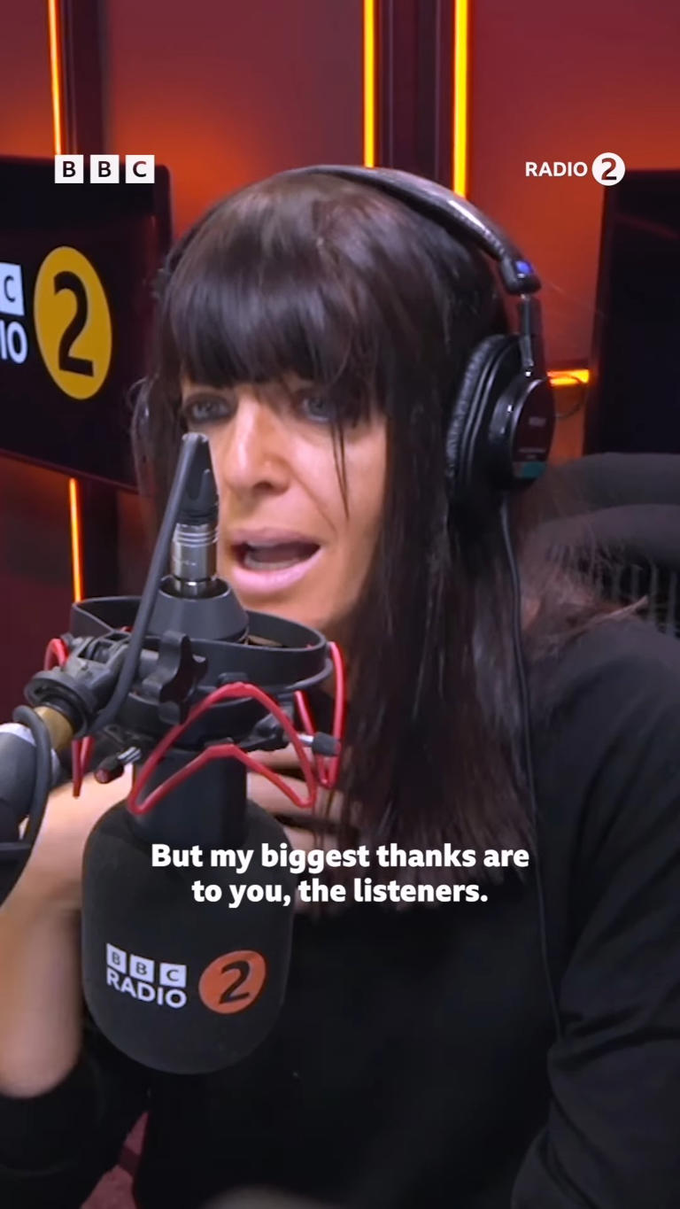 Moment Emotional Claudia Winkleman Signs Off Final Bbc Radio Show