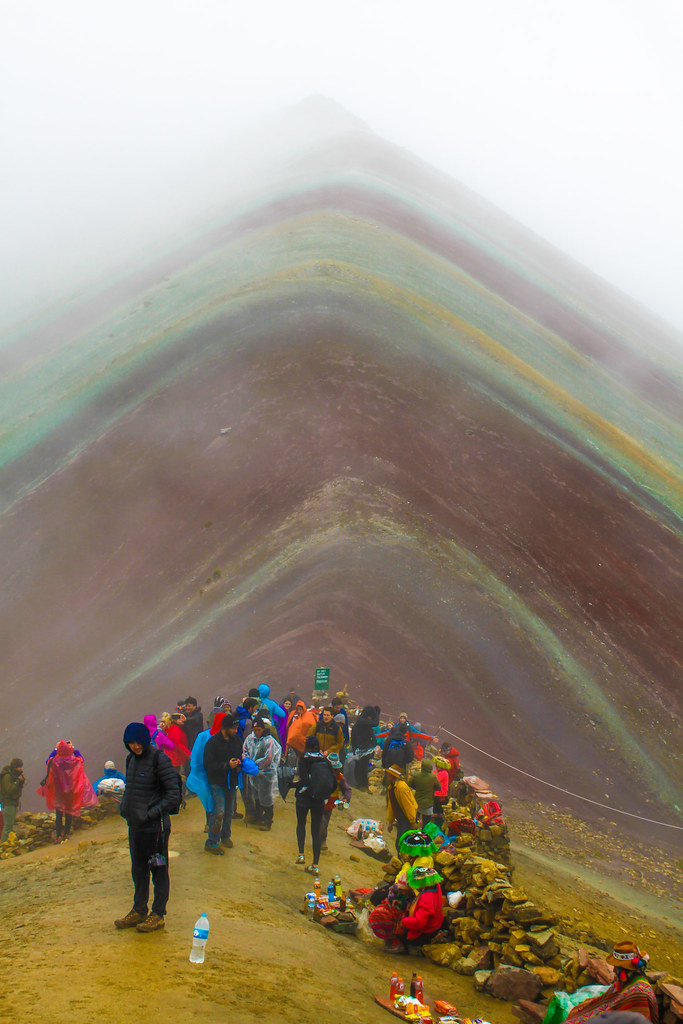 Despite its popularity, the trek to see the Rainbow Mountains is considered challenging due to the high altitude and rugged terrain.