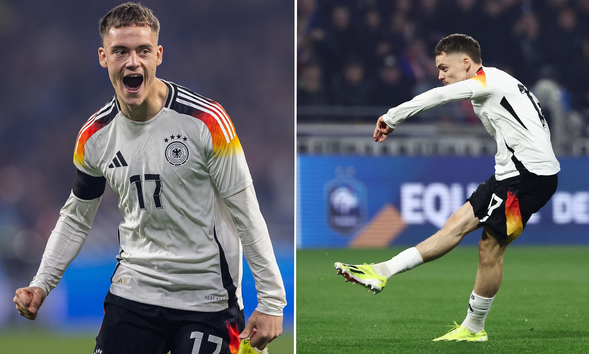 Florian Wirtz Scores After Just 7 SECONDS For Germany Against France