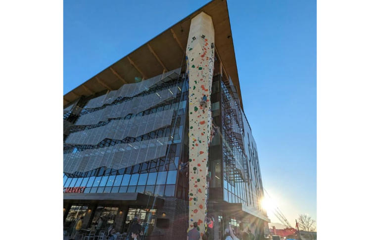 Utah’s tallest outdoor climbing wall opens Saturday — at Millcreek City ...