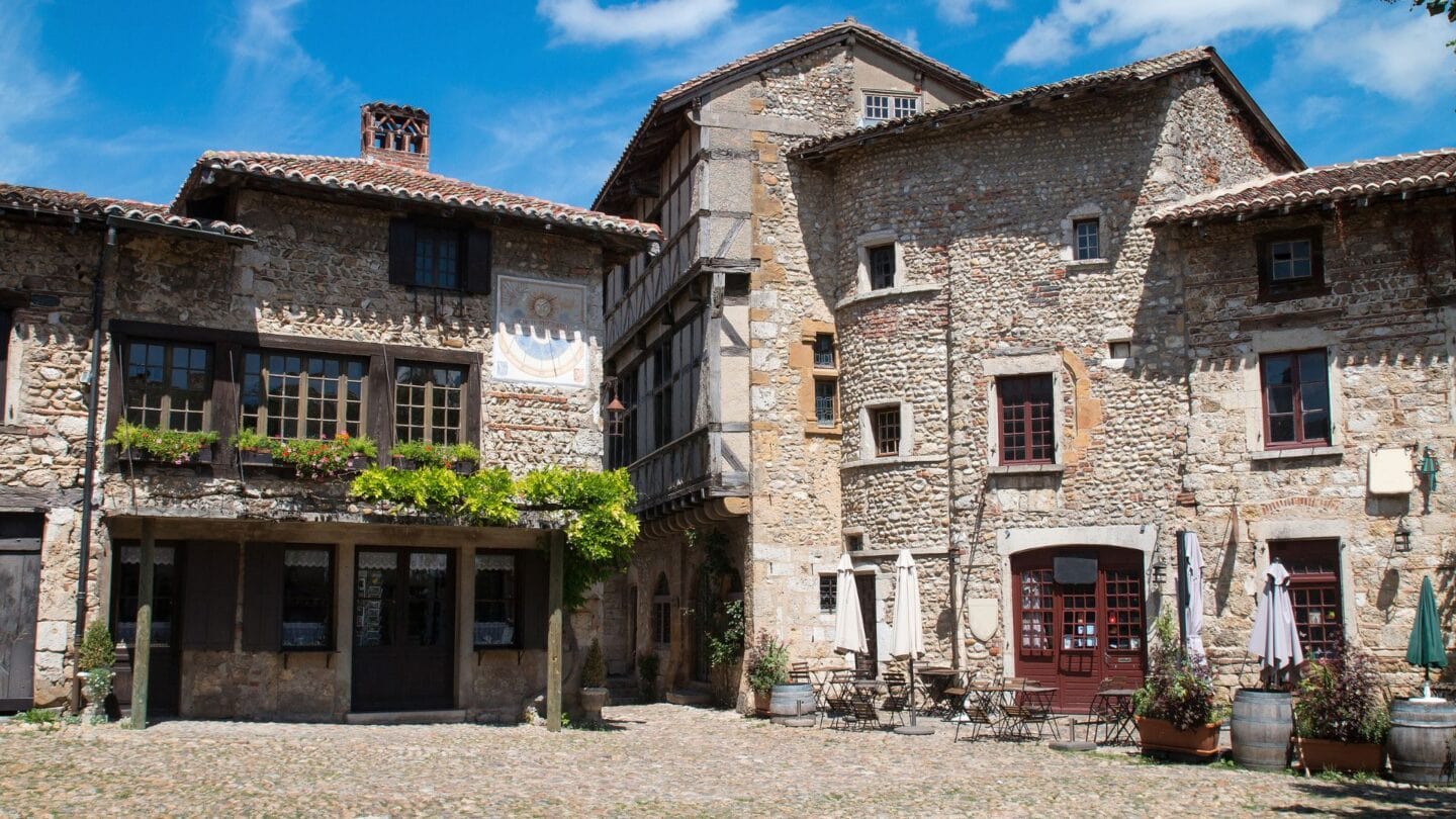 <p>A well-preserved medieval town in eastern France, Perouges offers narrow cobblestone streets lined with half-timbered houses. The commune overlooks the river Ain, giving travelers jaw-dropping views all around.</p>