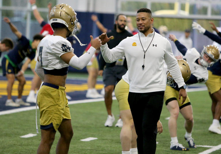 Notre Dame HC Marcus Freeman singles out this true freshman as