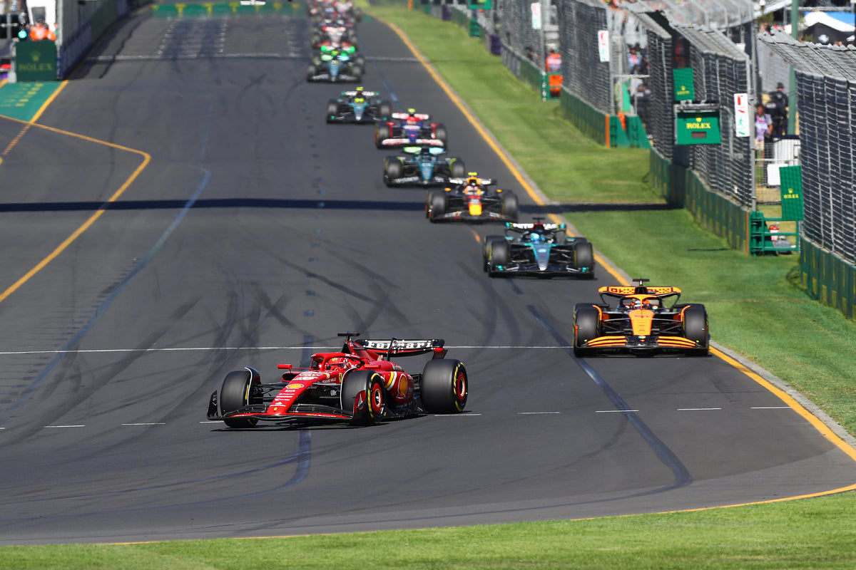 F1 Australian Grand Prix LIVE Race result and standings Carlos Sainz