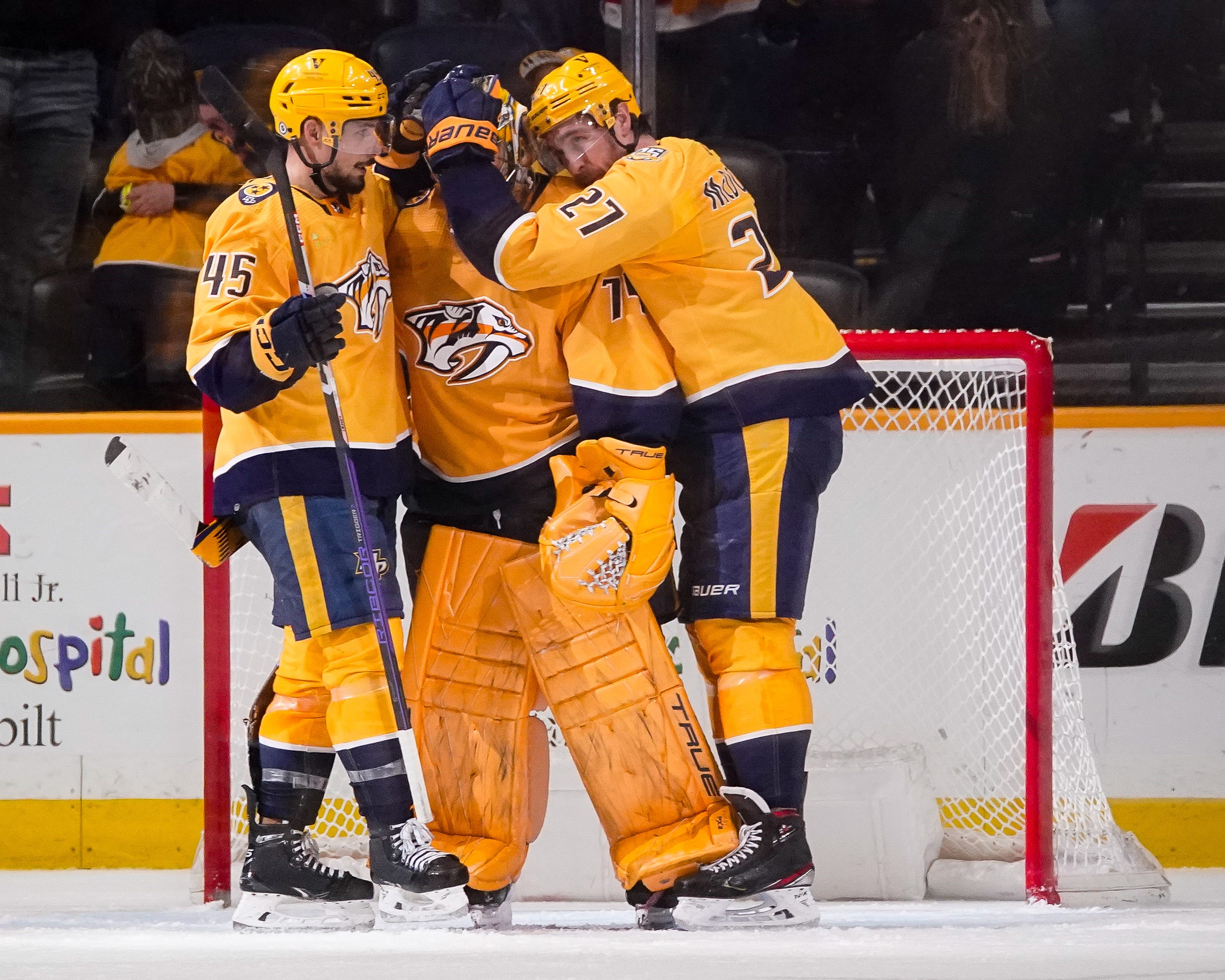 Nashville Predators 1, Detroit Red Wings 0: Filip Forsberg Fights ...