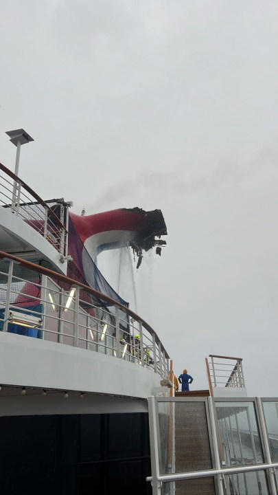 Carnival Freedom cruise ship catches fire near Bahamas