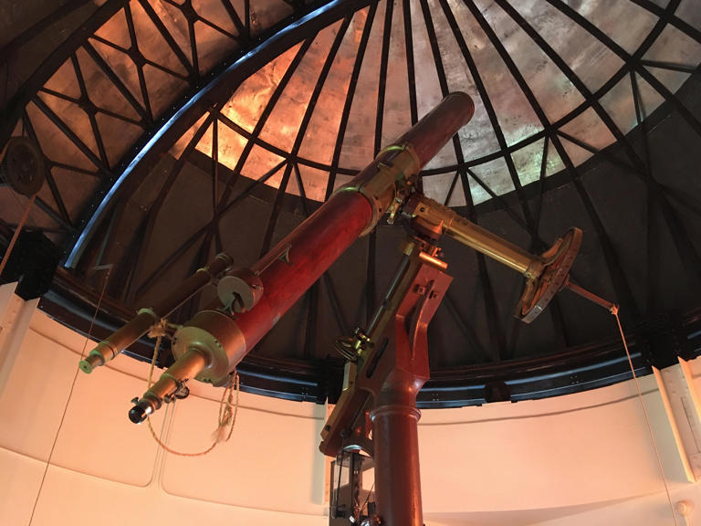 The 11-inch Merz and Mahler telescope that saw first light in 1845, then the largest telescope in the Western Hemisphere, is still in operation at the Cincinnati Observatory.