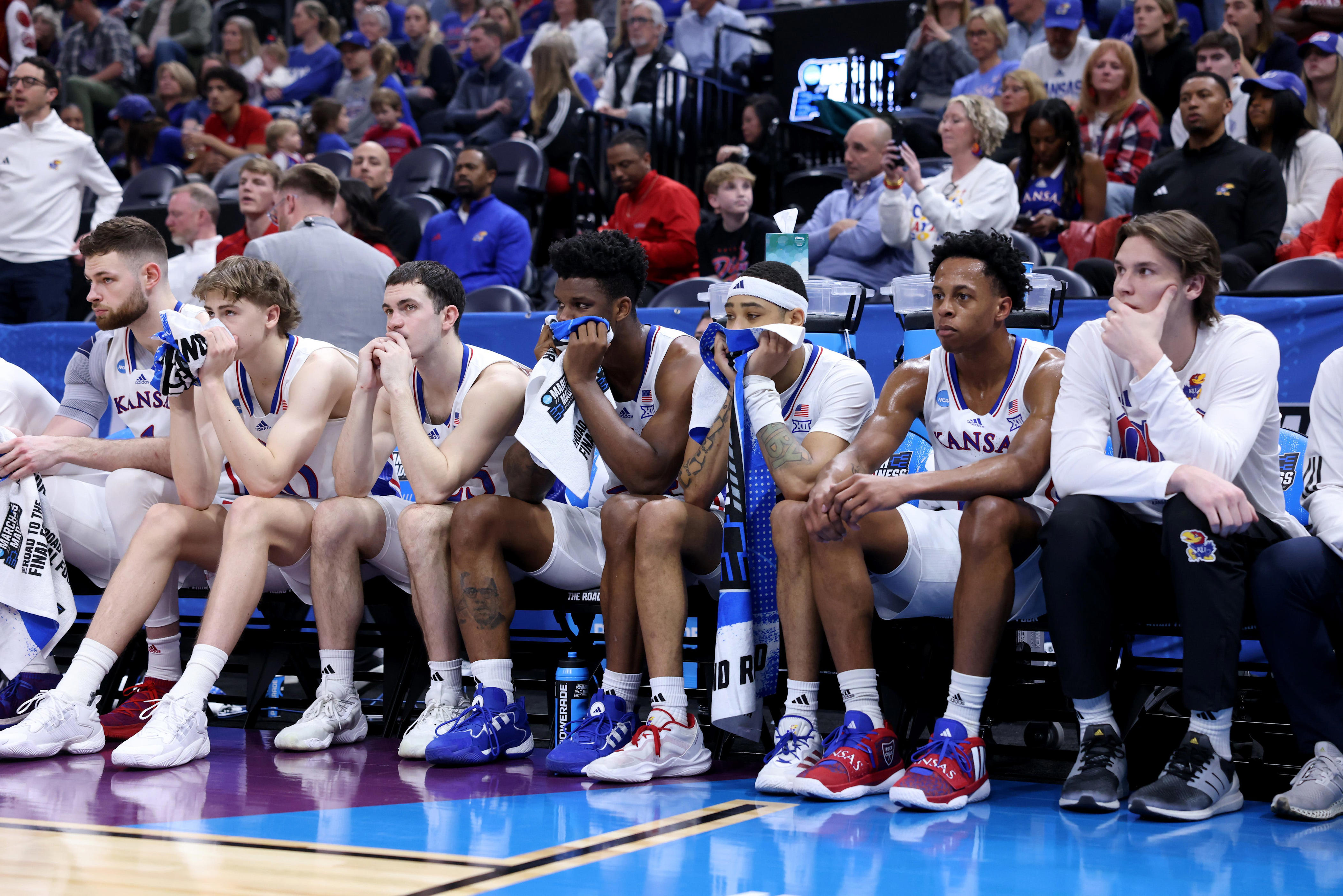 kansas started at no. 1 and finished march madness with a second-round loss. what went wrong?
