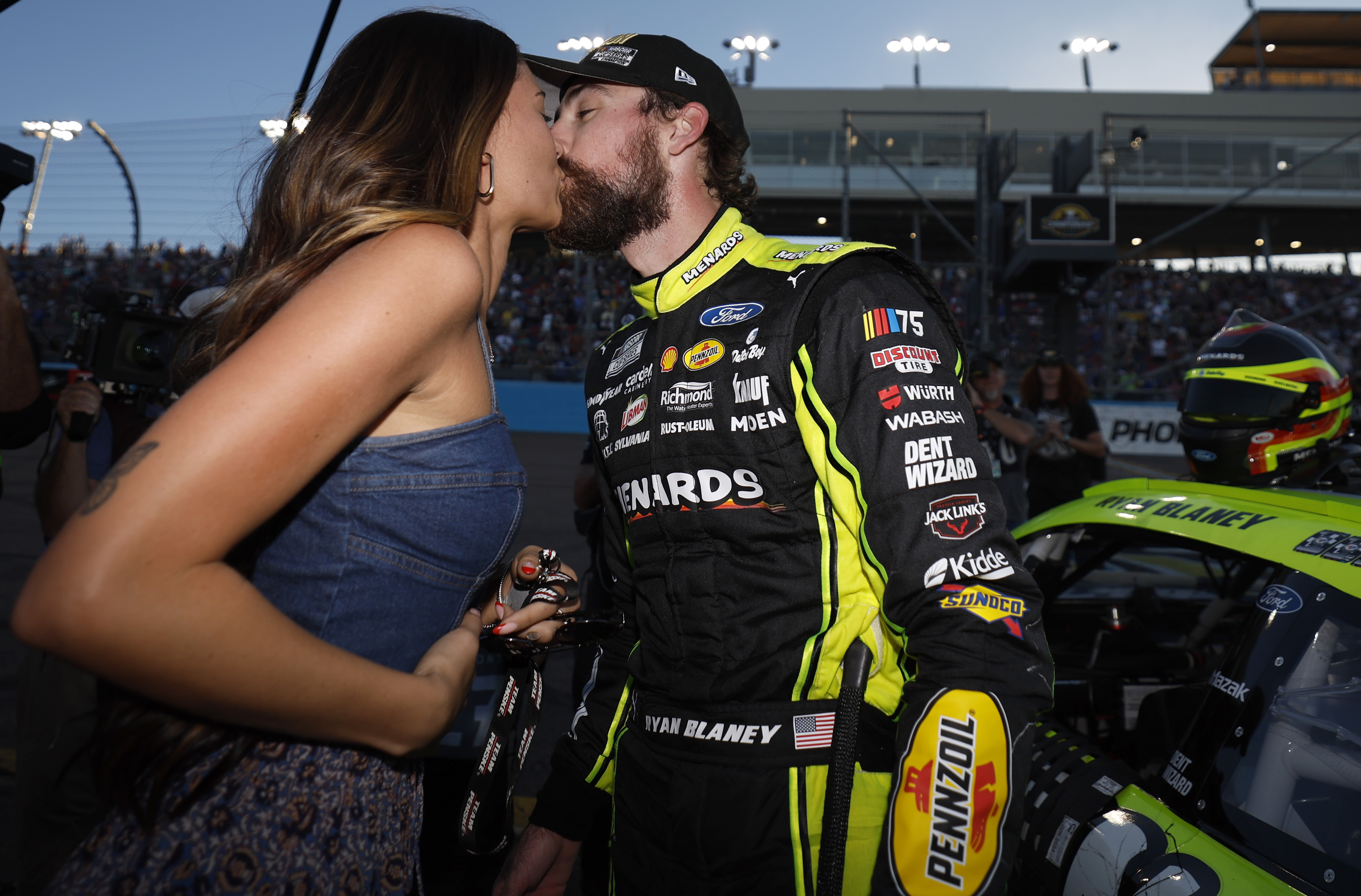 Gianna Tulio, fiancee of NASCAR champion Ryan Blaney, in images