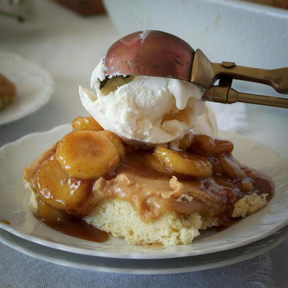 Bananas Foster Butter Cake