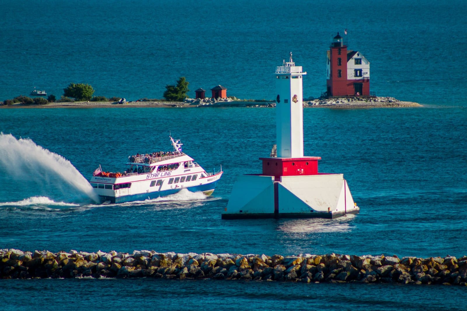 <p>Michigan’s natural and cultural attractions contribute to its $25 billion tourism revenue. Mackinac Island ferry tickets cost around $26 for an adult round trip.</p>