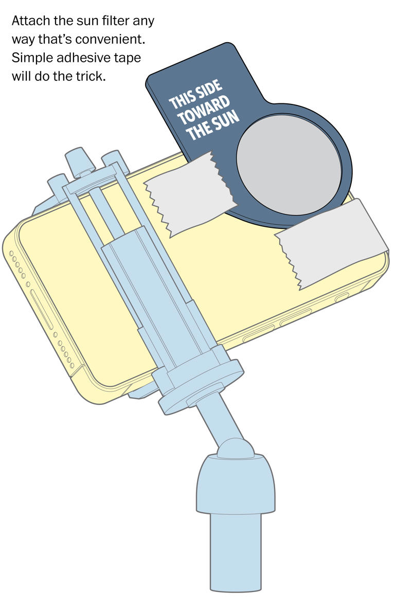 How to use your smartphone to photograph the solar eclipse