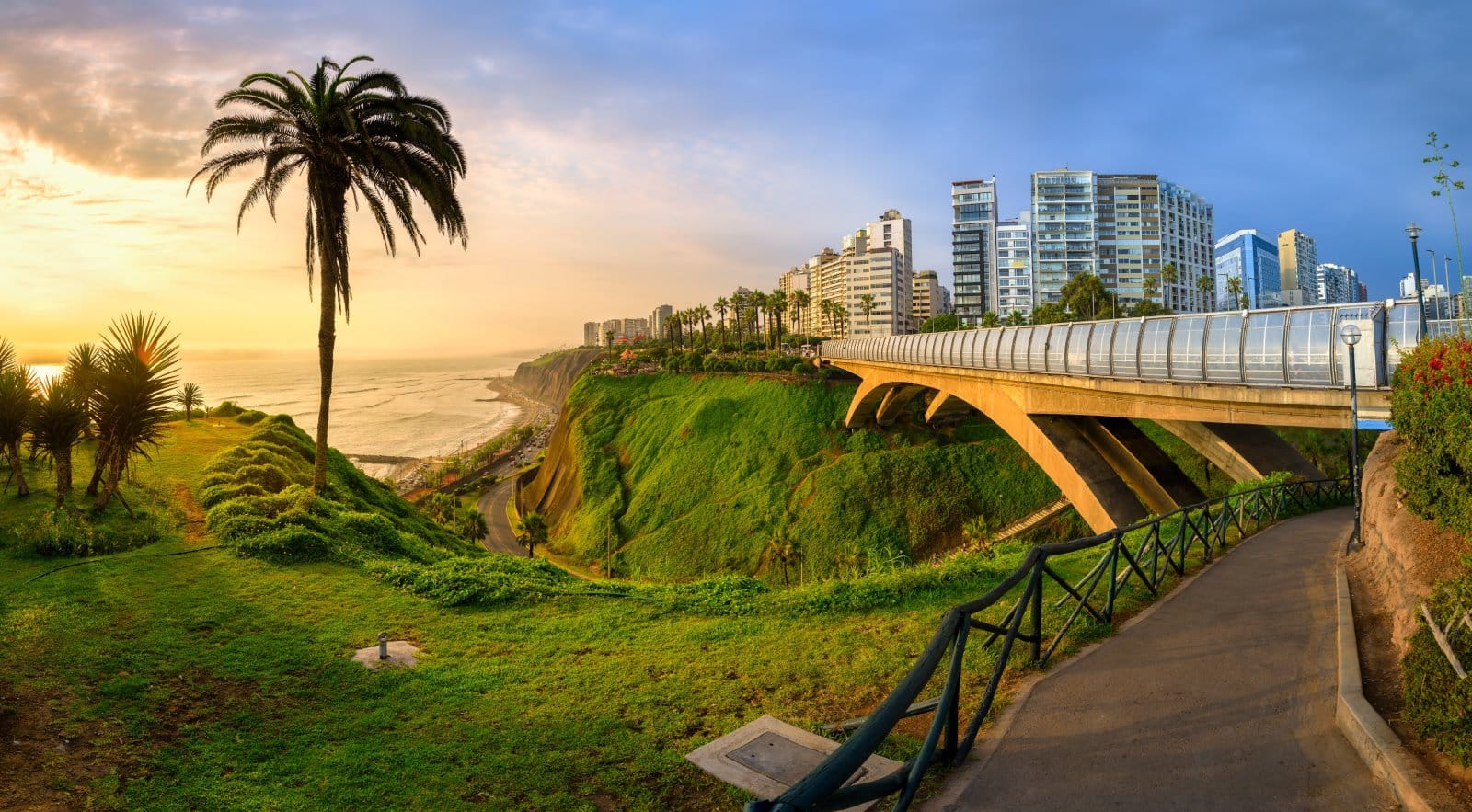 <p class="wp-caption-text">Image Credit: Shutterstock / Boris Stroujko</p>  <p><span>Miraflores is Lima’s most cosmopolitan district, known for its shopping areas, gardens, well-maintained parks, and stunning cliff-top views over the Pacific Ocean. Larcomar, a shopping center carved into the cliff face, offers retail therapy and panoramic ocean views.</span></p> <p><span>Parque Kennedy, the district’s central park, is famous for its resident cats and bustling street food vendors, offering a taste of local life. Miraflores is also home to Huaca Pucllana, a pre-Incan adobe pyramid that contrasts sharply with the modernity surrounding it.</span></p>