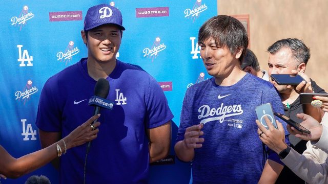 dodgers’ ohtani says he never bet on sports, interpreter stole money, told lies