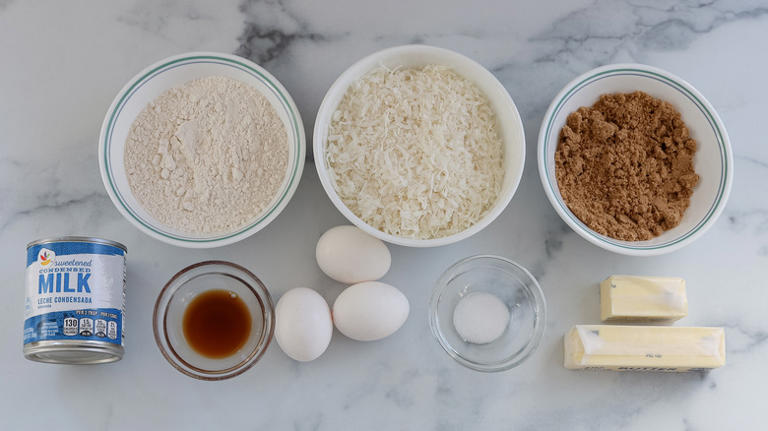 Chewy Sweet Coconut Bars Recipe