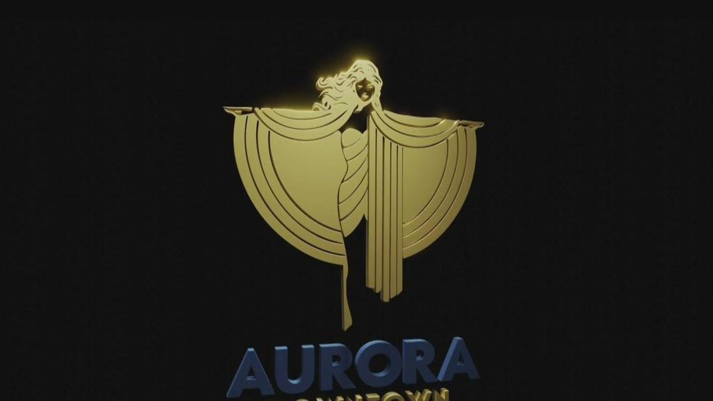 Aurora unveils new logo for city's central business district