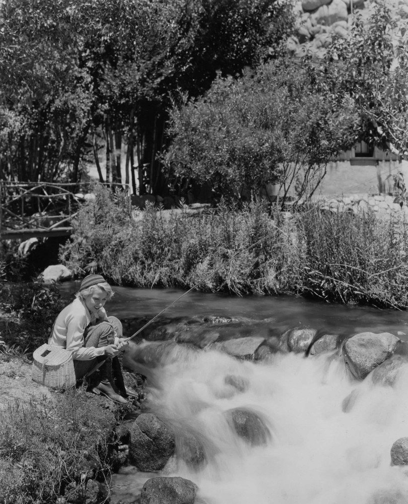 Photos vintage de stars à la pêche