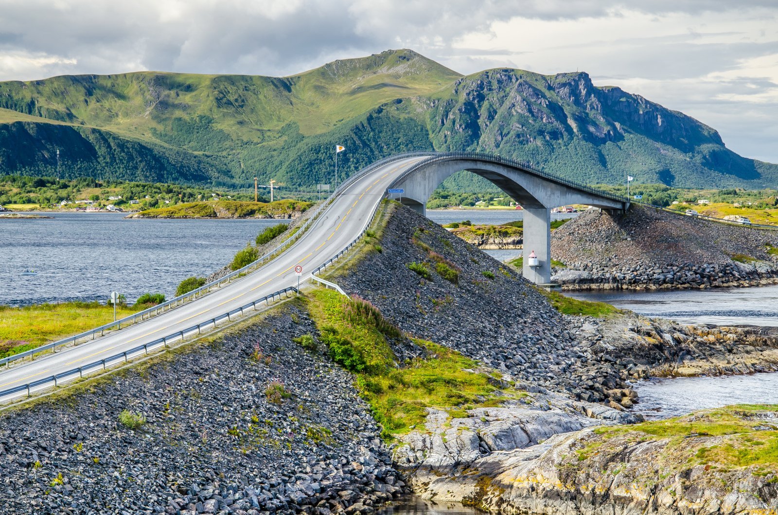 <p class="wp-caption-text">Image Credit: Shutterstock / Czech the World</p>  <p><span>Norway’s Atlantic Road is a marvel of modern engineering, offering a journey that is as thrilling as it is picturesque. Stretching over 8 kilometers, this unique roadway connects a series of islands via a combination of causeways, viaducts, and eight bridges, with the Storseisundet Bridge being the most iconic and photographed. The road’s design seamlessly blends with the dramatic natural landscape, offering drivers and passengers alike stunning views of the Norwegian Sea, with frequent sightings of seals and whales.</span></p>