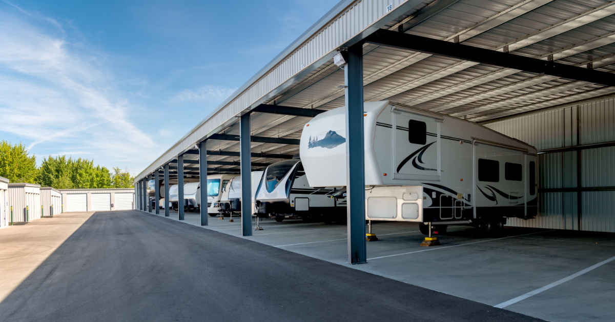 <p> It can be difficult to park a large vehicle like an RV at your home, and some cities or homeowners associations may not permit you to do so.  </p> <p> It’s a great idea to find a garage or some other storage facility that can accommodate your RV when you’re not using it, but storage fees will add to the cost of RV ownership. </p>