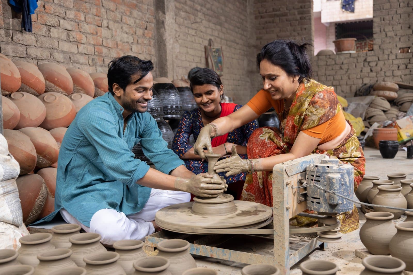 <p class="wp-caption-text">Image Credit: Shutterstock / IndianFaces</p>  <p><span>Participating in art and craft workshops across the Golden Triangle offers an immersive experience into India’s artistic traditions. Delhi’s craft museums and studios offer workshops in pottery and textile arts. Agra is renowned for its marble inlay work, with workshops allowing visitors to try their hand at this intricate craft. Jaipur’s tie-dye and block printing workshops provide insight into traditional Rajasthani textile designs, offering a hands-on experience in creating your own fabric designs.</span></p>