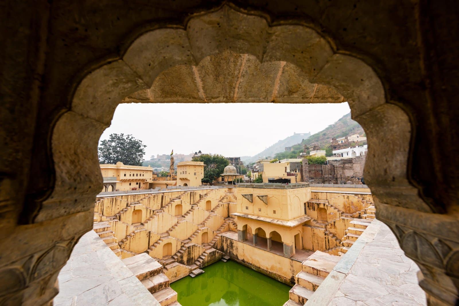 <p class="wp-caption-text">Image Credit: Shutterstock / PhilipYb Studio</p>  <p><span>The stepwells of Rajasthan, known as ‘baoris,’ are ancient water storage systems that are architectural marvels in their own right. Near Jaipur, the Chand Baori in Abhaneri is one of the world’s largest and most beautiful stepwells, dating back to the 9th century. This stepwell features 3,500 narrow steps descending 20 meters to the water’s surface, arranged in perfect symmetry.</span></p>
