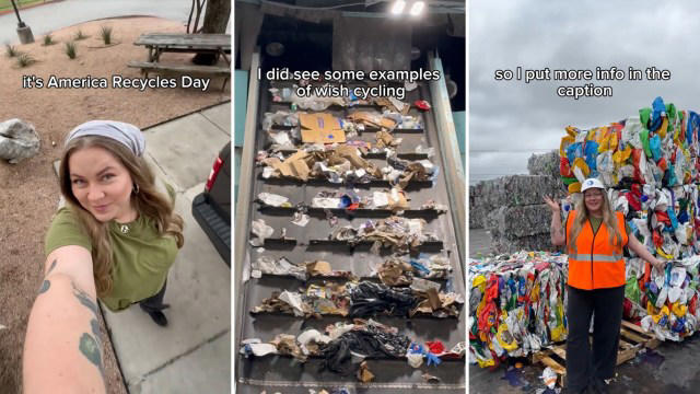 Expert shares crucial insight in behind-the-scenes tour at recycling facility: 'I did see some examples of wish cycling'