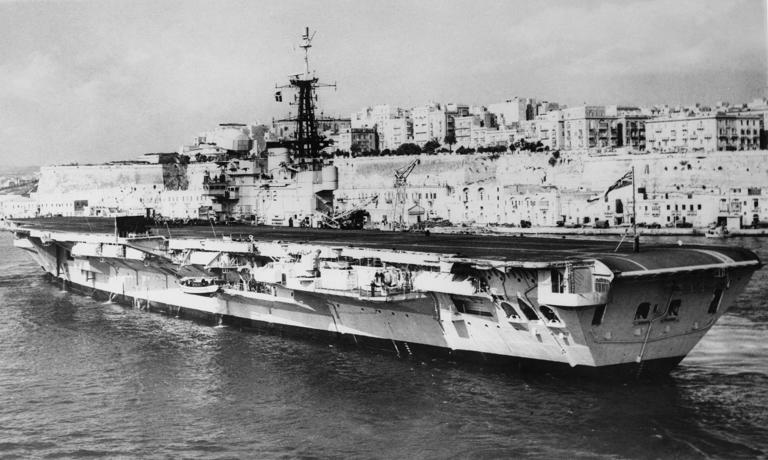 Glorious pictures of world's oldest aircraft carrier HMS Hermes