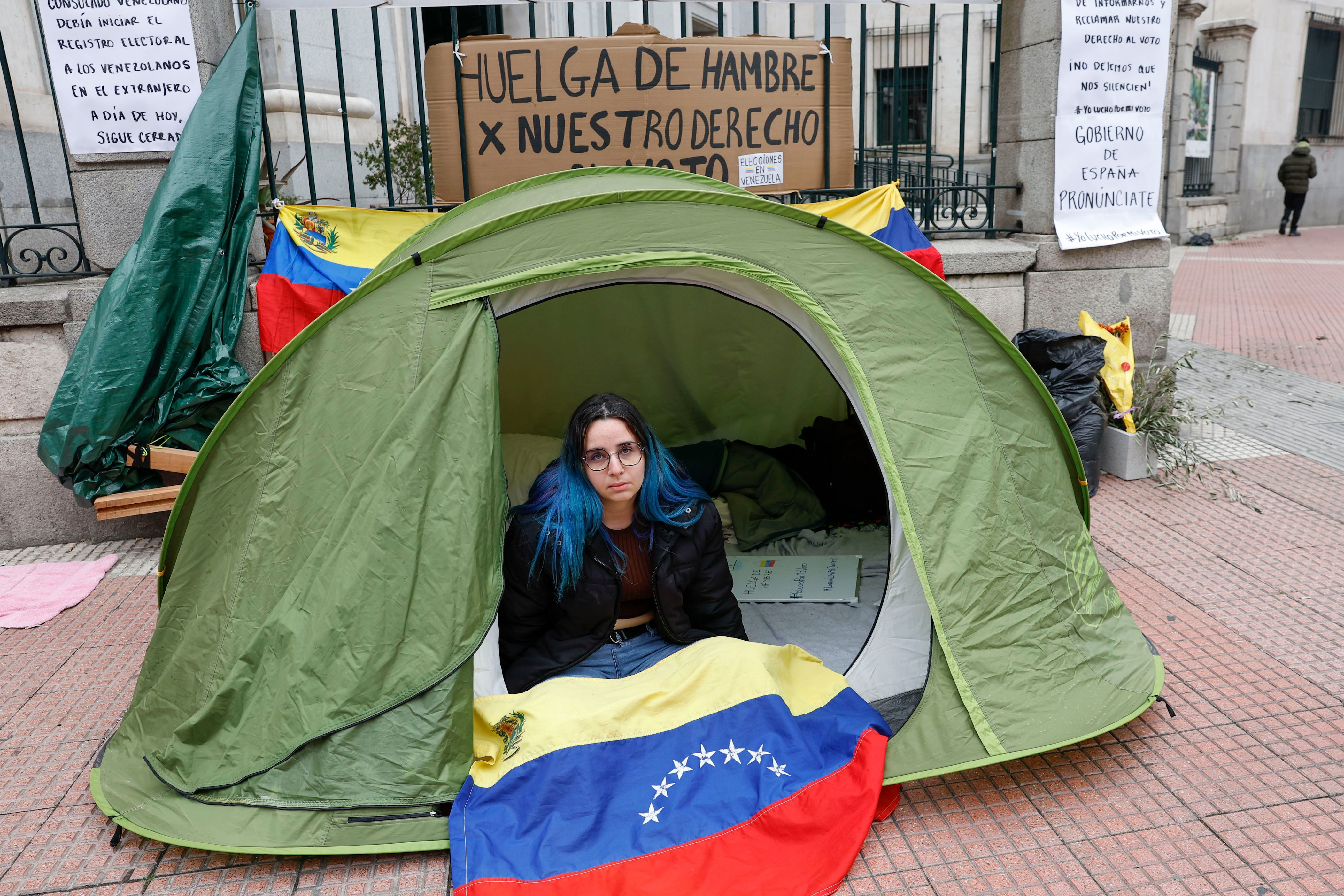 con huelgas de hambre denuncian fallas en la apertura de registro electoral de venezuela