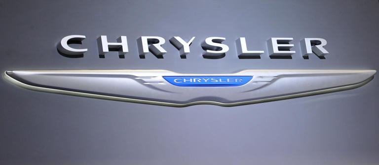 (FILES) The Chrysler logo is viewed on January 31, 2012 at the 2012 Washington Auto Show at the Walter E. Washington Convention Center in Washington, DC. Chrysler Group on April 2, 2013 reported its best monthly US vehicle sales in March, despite limited inventory of some of its best-selling models, including Jeep and heavy-duty Ram trucks. A total of 171,606 vehicles were sold in the United States last month, an increase of five percent from March 2012, Chrysler said in a statement. AFP PHOTO/Karen BLEIER/FILESKAREN BLEIER/AFP/Getty Images ORG XMIT: Chrysler ORIG FILE ID: 518599405