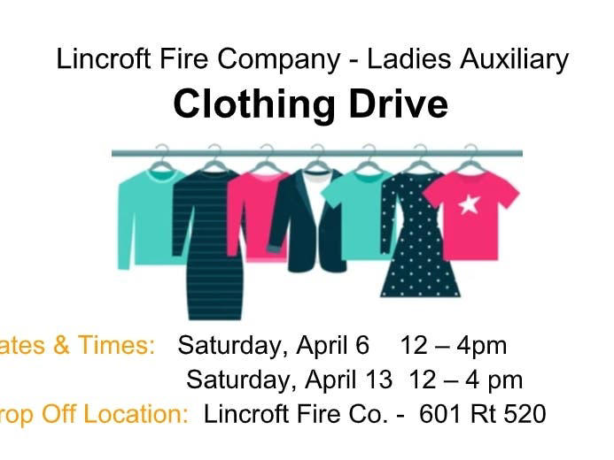 Lincroft Fire Company Holds Unwanted Clothing Drive