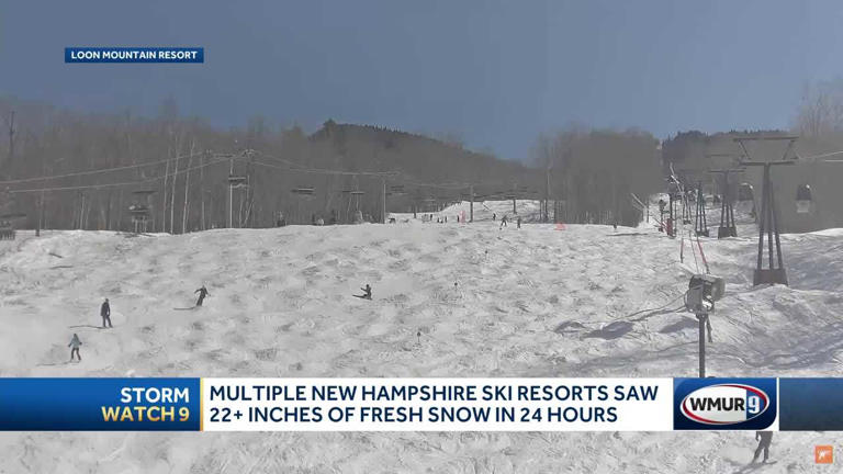 Some New Hampshire Ski Resorts See 20 Inches Of Fresh Snow From Weekend 