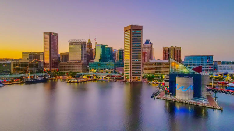 Check out these these 10 ideas for day trips from Baltimore. Pictured: Baltimore's Inner Harbor.