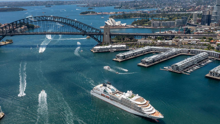 The Seabourn Sojourn in Australia.