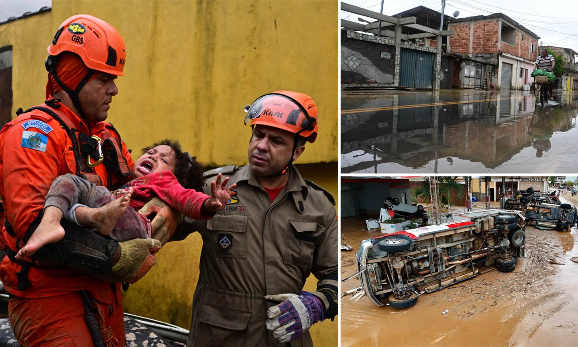 Moment 4-year-old Girl Is Rescued From Brazil Mudslide After 16-hours ...