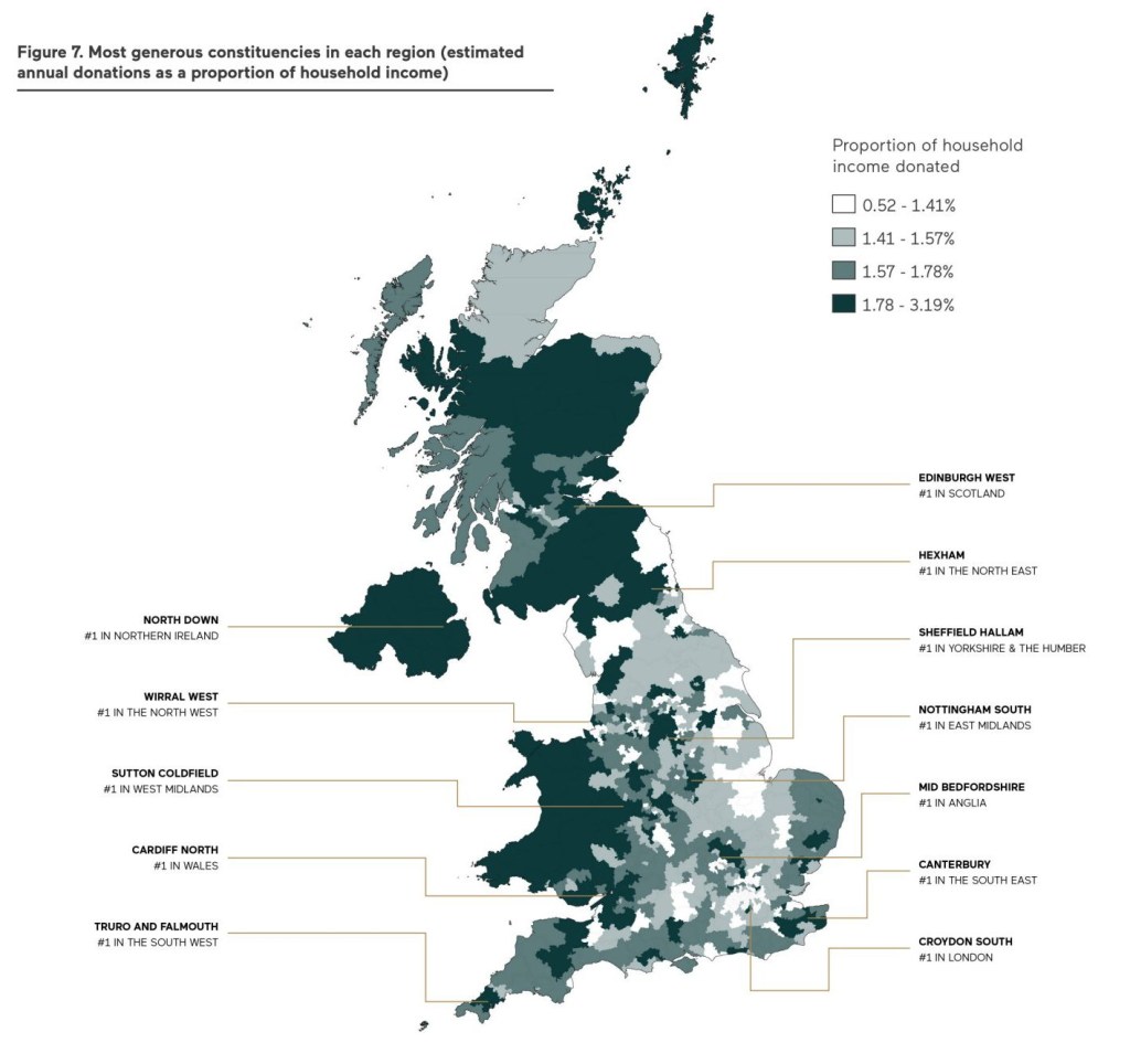 Map Reveals The Stingiest Areas In The Uk – See Where Yours Ranks