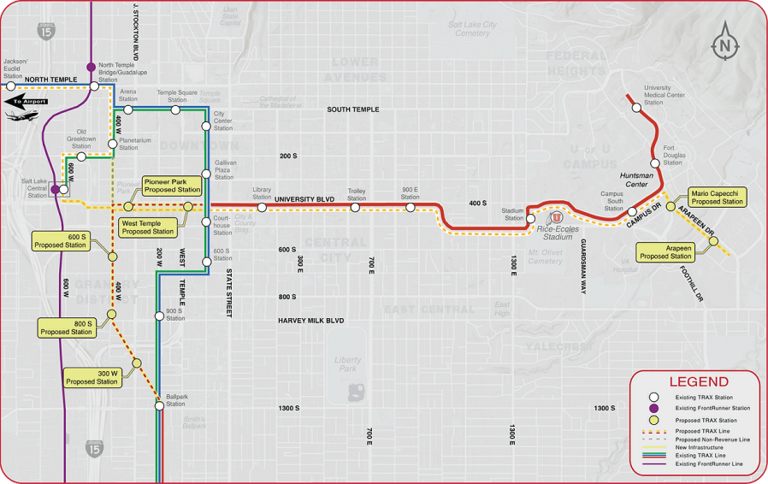 UTA weighs options for new TRAX Orange line and route realignment