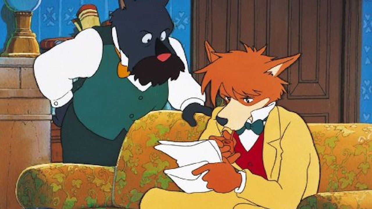 <p>We saw Sherlock’s character injected into a mouse; now let’s see him as a dog! <em>Sherlock Hound</em> is a Japanese anime-style show from the ’80s that follows Doyle’s stories closely.</p><p>All the characters have the same names, including Watson and Moriarty. They’re anthropomorphic dogs dressed in vintage clothes that offer a cute and mysterious version of the <em>Sherlock Holmes</em> stories.</p>