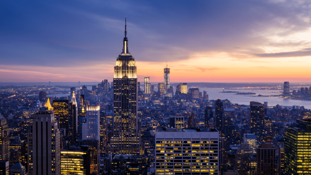 <p>For a long time, this was the tallest building in the world, and it was the first building ever to have more than 100 floors. It’s still an iconic landmark, and the view from the top is amazing.</p><p>Fun Fact: The Empire State Building has its own zip code, 10118, due to its large size and the volume of mail it receives.</p>