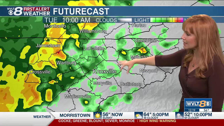 Warming up today ahead of a cold front’s rain and storms