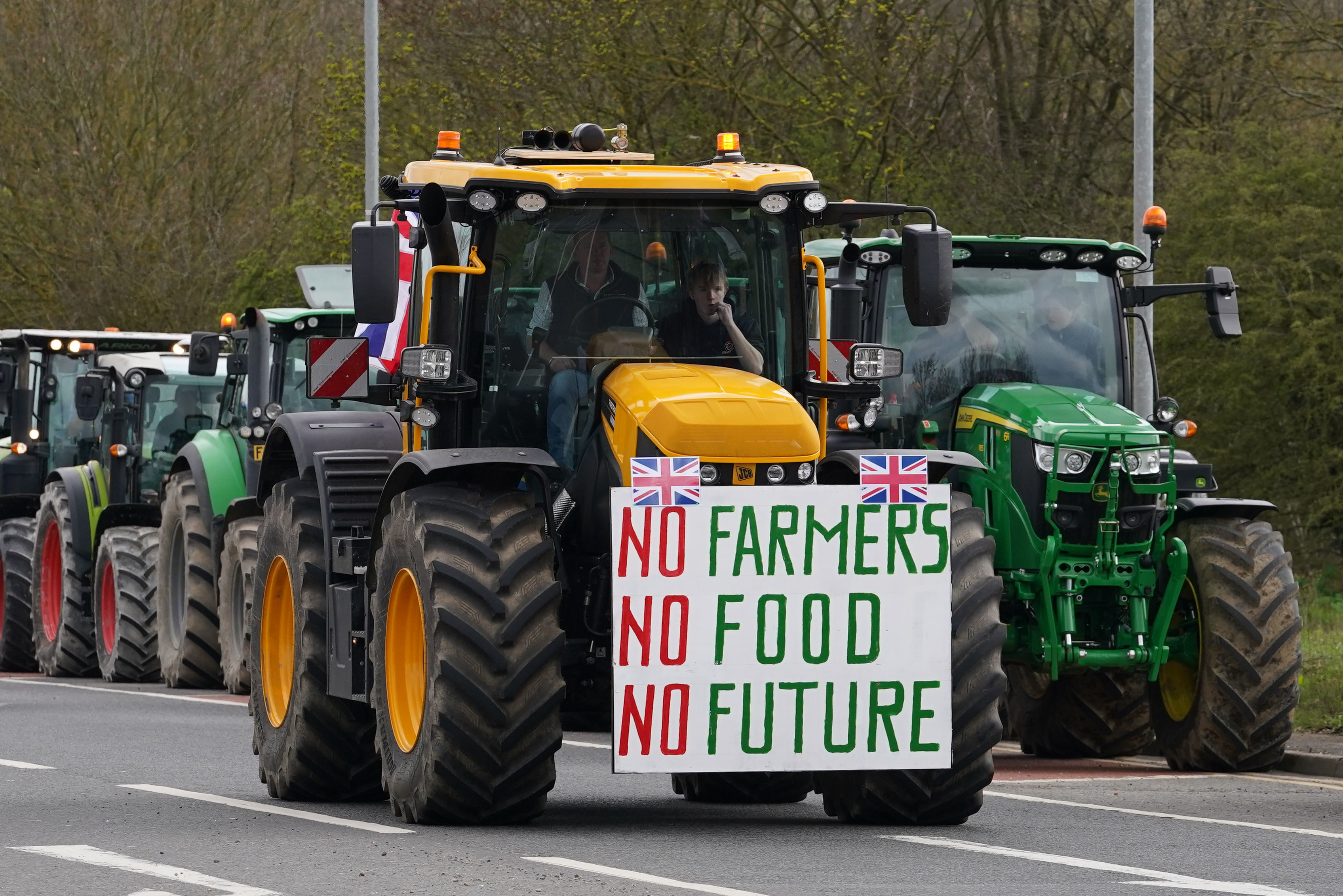 farmers to stage westminster tractor protest over ‘threat to food security’