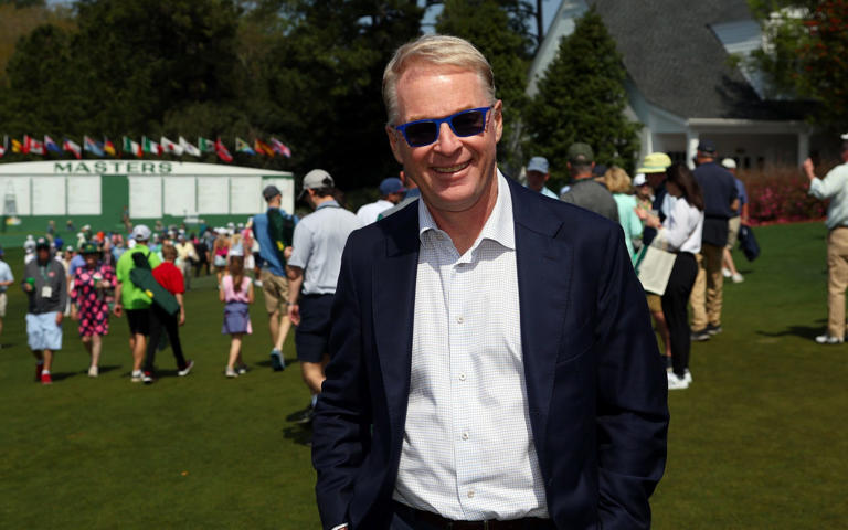Keith Pelley is stepping down as the DP World Tour's chief executive - Getty Images/Andrew Redington