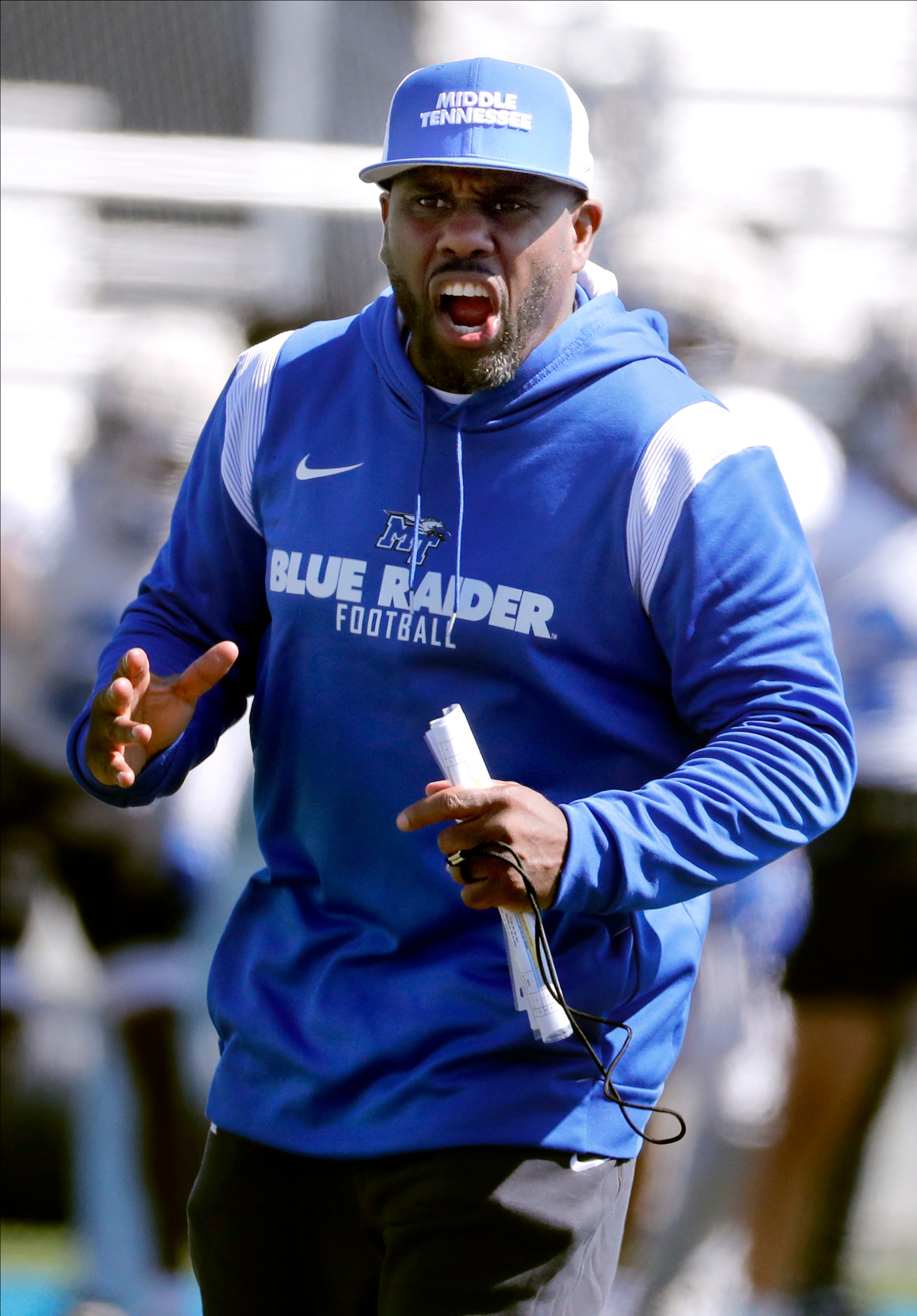 We Checked On MTSU Football Spring Practice With New Coach Derek Mason ...