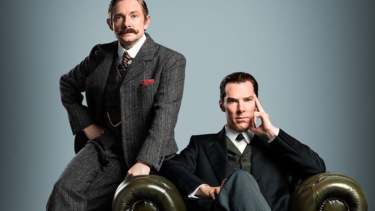 <p>One of our favorite adaptations of <em>Sherlock Holmes</em> is the British series <em>Sherlock</em>. Benedict Cumberbatch plays Sherlock, Martin Freeman plays Watson, and Andrew Scott plays Moriarty. These three casting choices are flawless.</p><p>Cumberbatch captures Sherlock’s wryness, while Freeman portrays Watson as the curious, confused, yet intelligent character Doyle paints him as. As far as Moriarty, Scott hits it out of the park with his creepiness and maniacal demeanor.</p>