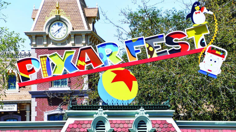 Pixar Fest, shown in 2018, will return to the Disneyland Resort from April 26 through Aug. 4.