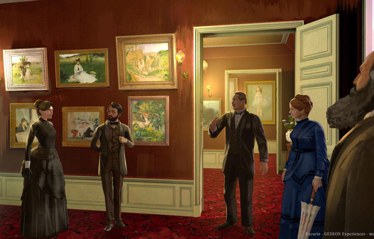 Au Musée d'Orsay, la VR permet de participer au vernissage de la première exposition des peintres impressionnistes en 1874.