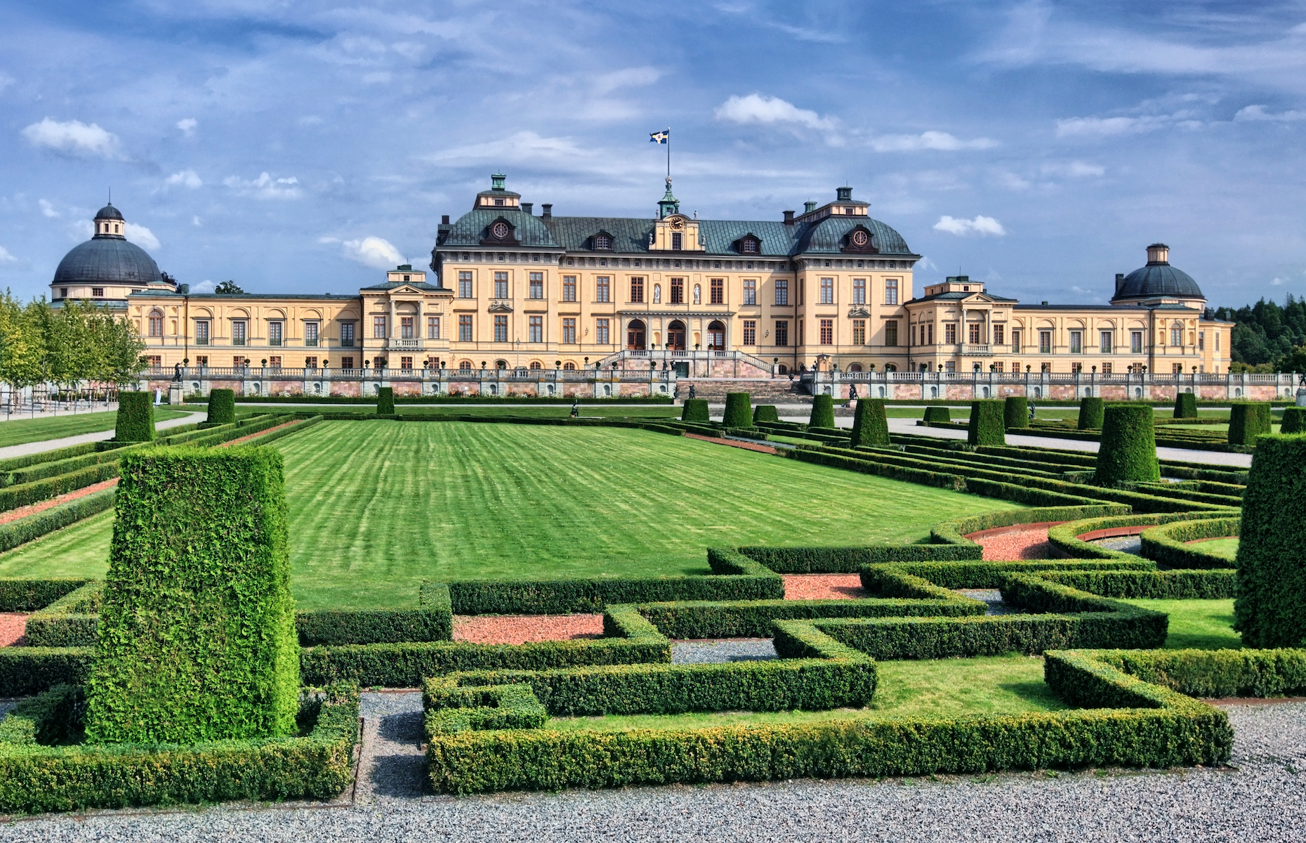 <p>Not only is the Royal Domain of Drottningholm a <a href="https://whc.unesco.org/en/list/559/" rel="noreferrer noopener">UNESCO</a> World Heritage Site, it’s also home to one of the world’s most beautiful castles. The <a href="https://www.kungligaslotten.se/english.html" rel="noreferrer noopener">Royal Domain of Drottningholm</a> is located on the island of Lovön about 10 kilometres from Stockholm. This fairy-tale palace is the official residence of the Swedish royal family. Its <a href="https://visitworldheritage.com/en/eu/drottningholms-slottsteater/12319404-0145-4854-b7e6-a99a7de4de93" rel="noreferrer noopener">theatre</a> is still used for flamboyant summertime performances.</p>