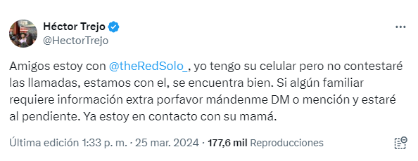 Red Solo Y La Carta De Despedida Con La Que El Influencer Mexicano