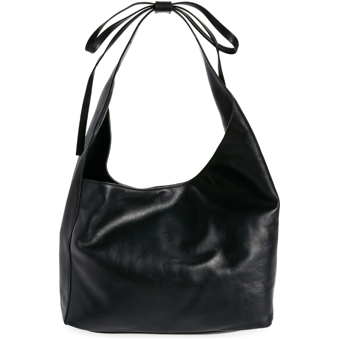 <h3><a href="https://click.linksynergy.com/deeplink?id=RJY4HcGPL0M&mid=1237&murl=https%3A%2F%2Fwww.nordstrom.com%2Fs%2Fmedium-vittoria-leather-tote%2F7814369" rel="nofollow">Reformation Medium Vittoria Leather Tote</a></h3><p>This slouchy black tote bag from Reformation is absolutely everything! It gives effortless, it gives put together, it gives...plenty of room for whatever you need to pack for the day! Plus, the bow on top is the perfect finishing touch that's both timeless and on trend!</p><a href="https://click.linksynergy.com/deeplink?id=RJY4HcGPL0M&mid=1237&murl=https%3A%2F%2Fwww.nordstrom.com%2Fs%2Fmedium-vittoria-leather-tote%2F7814369">Shop Now</a>