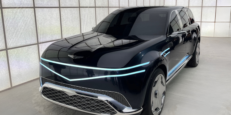 Genesis Neolun EV Concept Is a Full-Size Luxury SUV With Coach Doors