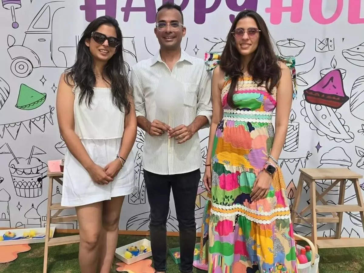 Isha Ambani And Shloka Mehta Ambani Rock Holi Bash In Western Dresses